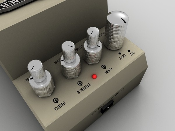 3d jh-1 marshall jackhammer guitar model - Marshall JH-1 Jackhammer Guitar Distorsion by SaadBruno